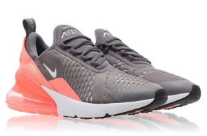 Nike Air Max 270 серые с розовым (35-39)