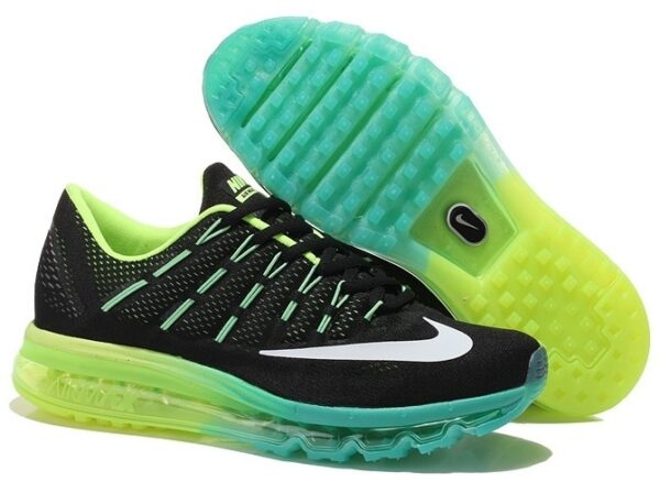 Nike Air Max 2016 черно-зеленые (40-45)