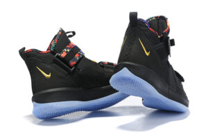 Nike Lebron Soldier 13 черные с разноцветным (40-45)