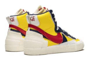 Nike Sacai Blazer Mid желтые белые синие красные (40-44)