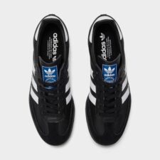 Adidas Samba черные с белым кожа-замша женские (36-40)