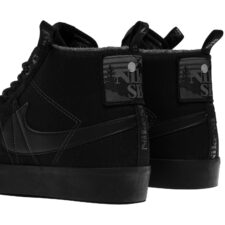 Nike SB Zoom Blazer Mid black черные нубук мужские (40-44)