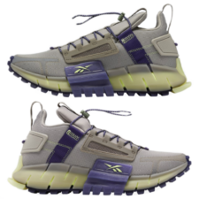 Reebok Zig Kinetica Edge Grey серые с фиолетовым мужские (40-44)