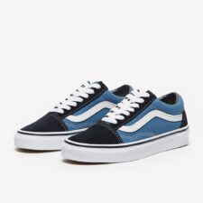 Vans Old School синие с черным и белым женские  (35-39)